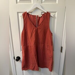 Umgee Terracotta Sleeveless Dress: Size Large